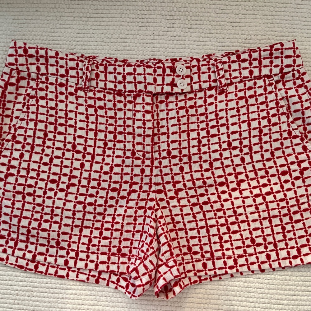 Vineyard Vines Red and White Shorts